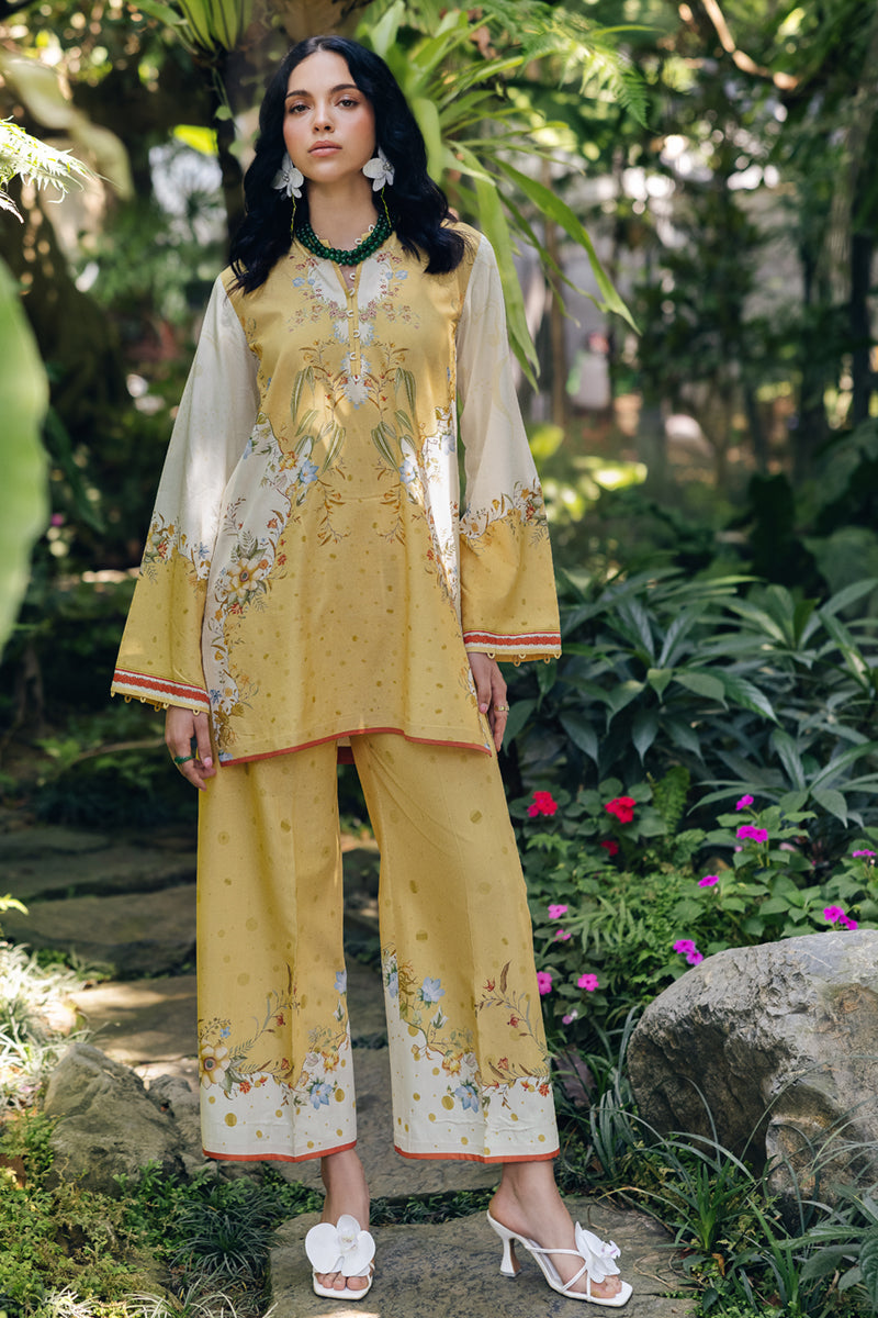 Qalamkar | Printed Co Ords 25 | OP-04 Tena - by - Libasekhas UK - Registered Vendor of : Qalamkar - 100% Original Designer Dresss