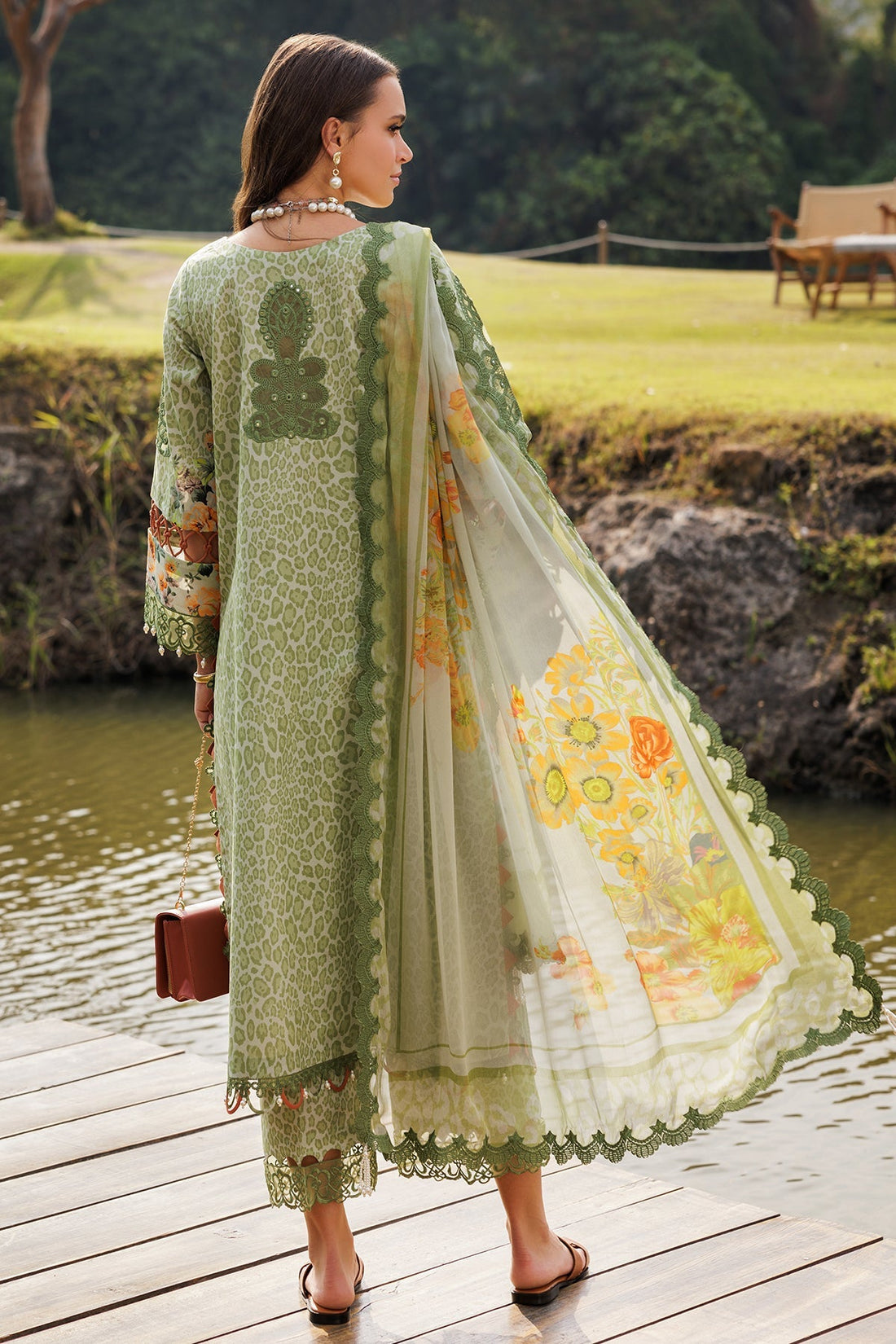 Charizma | Naranji Lawn 25 |  CN5-11 - by - Libasekhas UK - Registered Vendor of : Charzima - 100% Original Designer Dresss