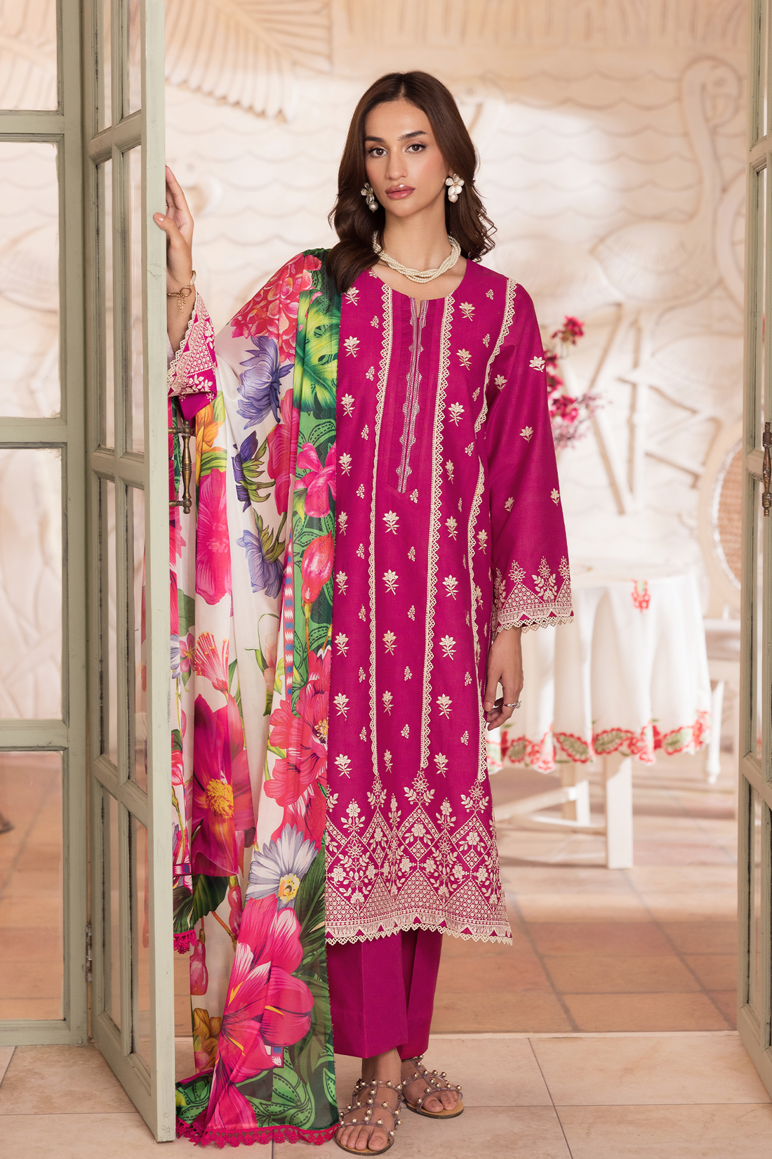 Rajbari | Nissa Chikankari Exclusive |Exclusive 09 - by Libasekhas - Registered Vendor of : Rajbari - 100% Original Designer Dress