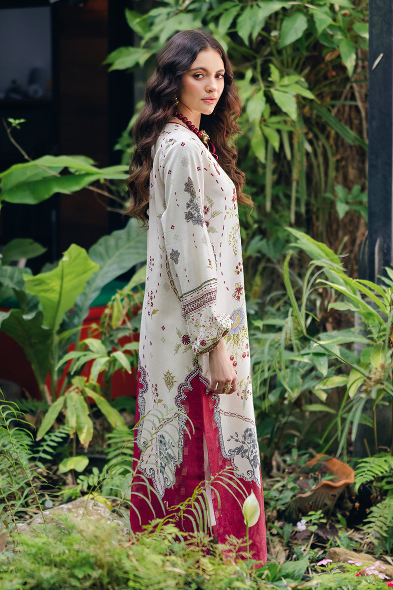 Qalamkar | Printed Co Ords 25 | OP-01 Lapo - by - Libasekhas UK - Registered Vendor of : Qalamkar - 100% Original Designer Dresss