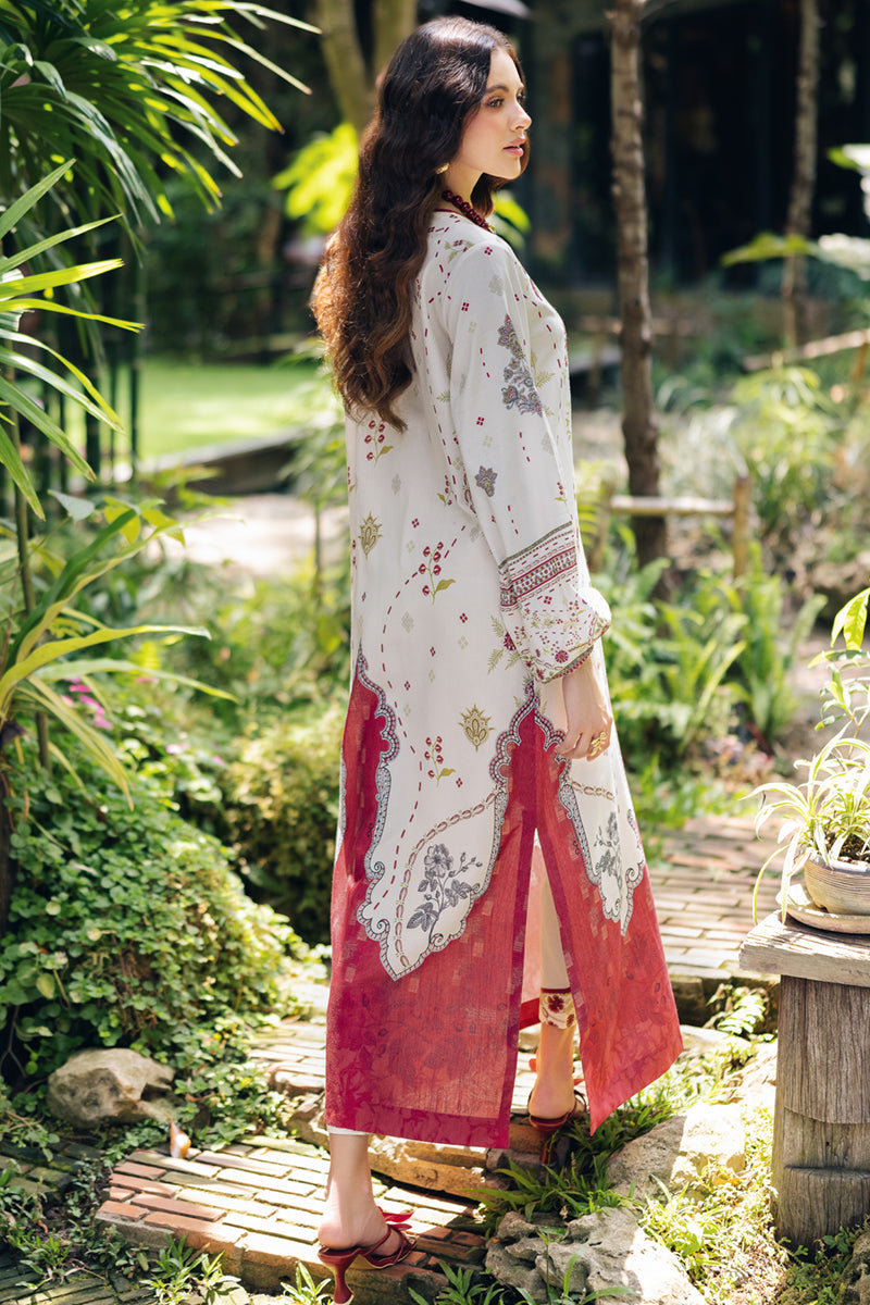 Qalamkar | Printed Co Ords 25 | OP-01 Lapo - by - Libasekhas UK - Registered Vendor of : Qalamkar - 100% Original Designer Dresss