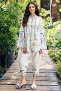Qalamkar | Printed Co Ords 25 | OP-06 Ilsa - by - Libasekhas UK - Registered Vendor of : Qalamkar - 100% Original Designer Dresss