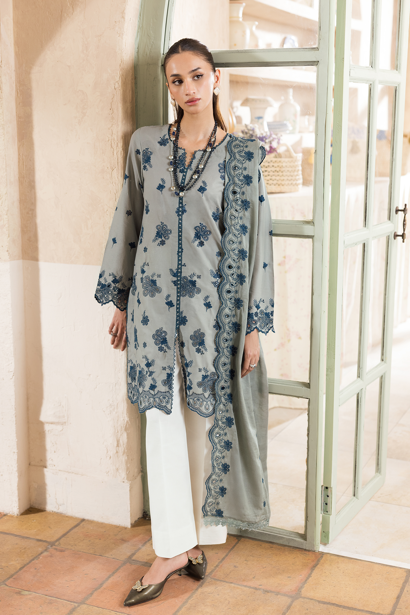 Rajbari | Nissa Chikankari Exclusive | Exclusive 10 - by Libasekhas - Registered Vendor of : Rajbari - 100% Original Designer Dress