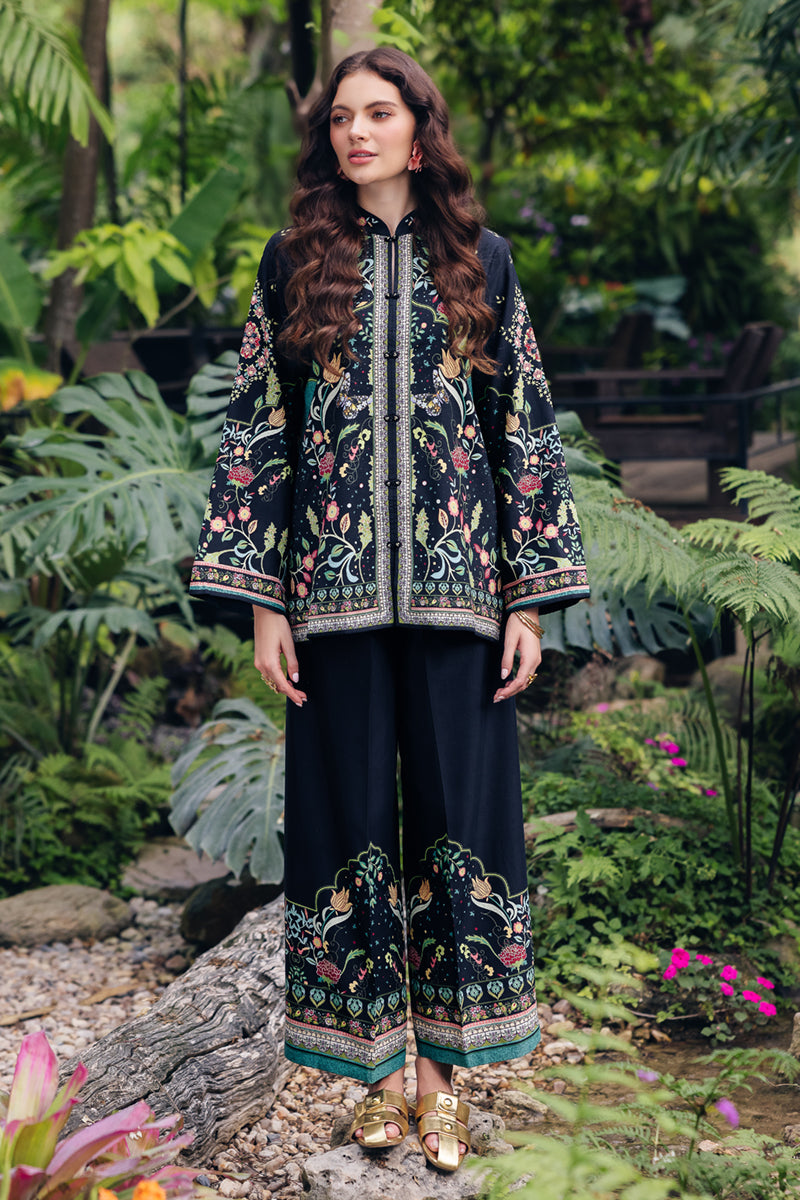 Qalamkar | Printed Co Ords 25 | OP-07 Rane - by - Libasekhas UK - Registered Vendor of : Qalamkar - 100% Original Designer Dresss