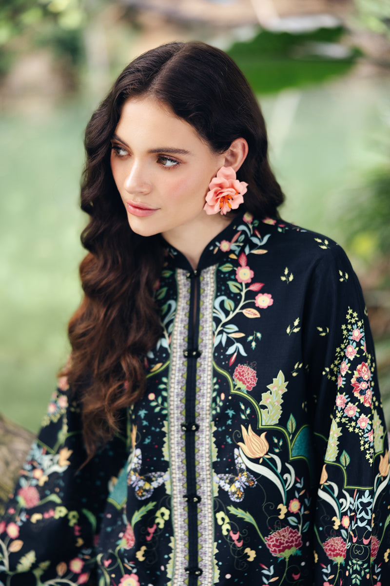 Qalamkar | Printed Co Ords 25 | OP-07 Rane - by - Libasekhas UK - Registered Vendor of : Qalamkar - 100% Original Designer Dresss