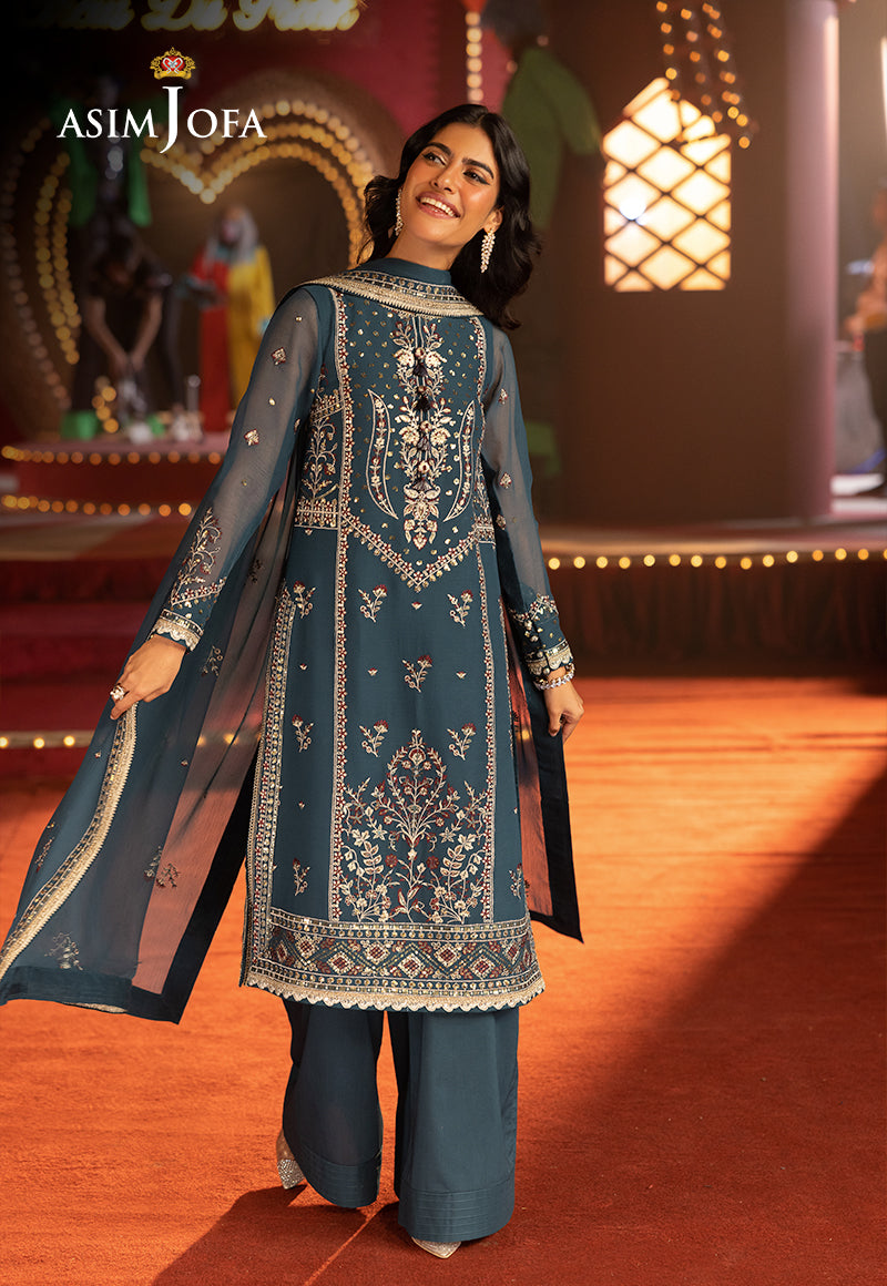 Asim Jofa | Luxury Festive Rejoice | AJLFF-15 - by - Libasekhas UK - Registered Vendor of : Asim Jofa - 100% Original Designer Dresss