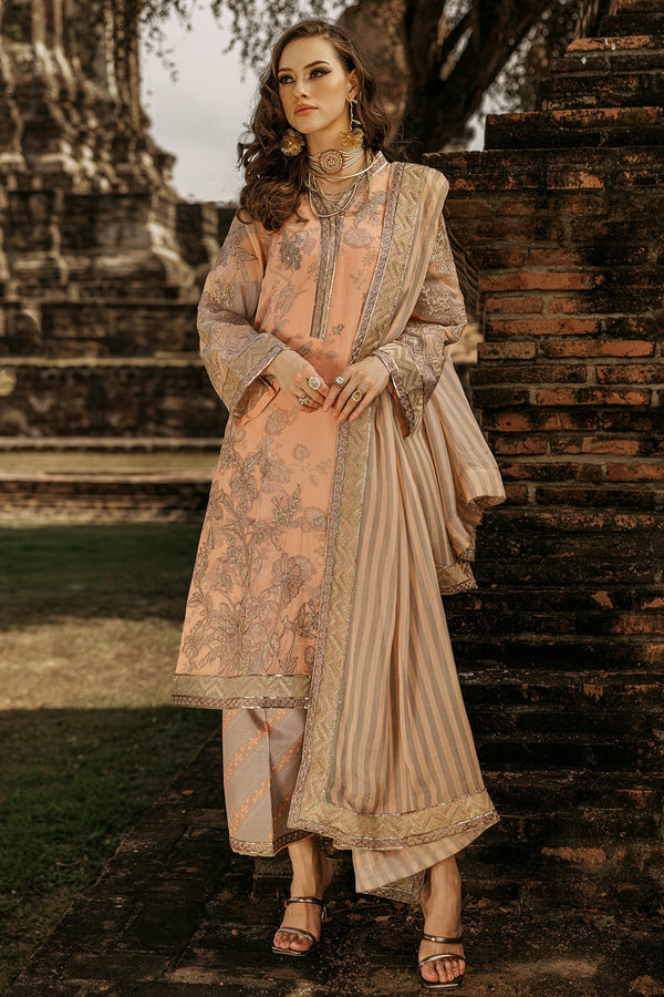 Charizma | Vasl Chiffon Collection | VSL25-05 - by - Libasekhas UK - Registered Vendor of : Charzima - 100% Original Designer Dresss