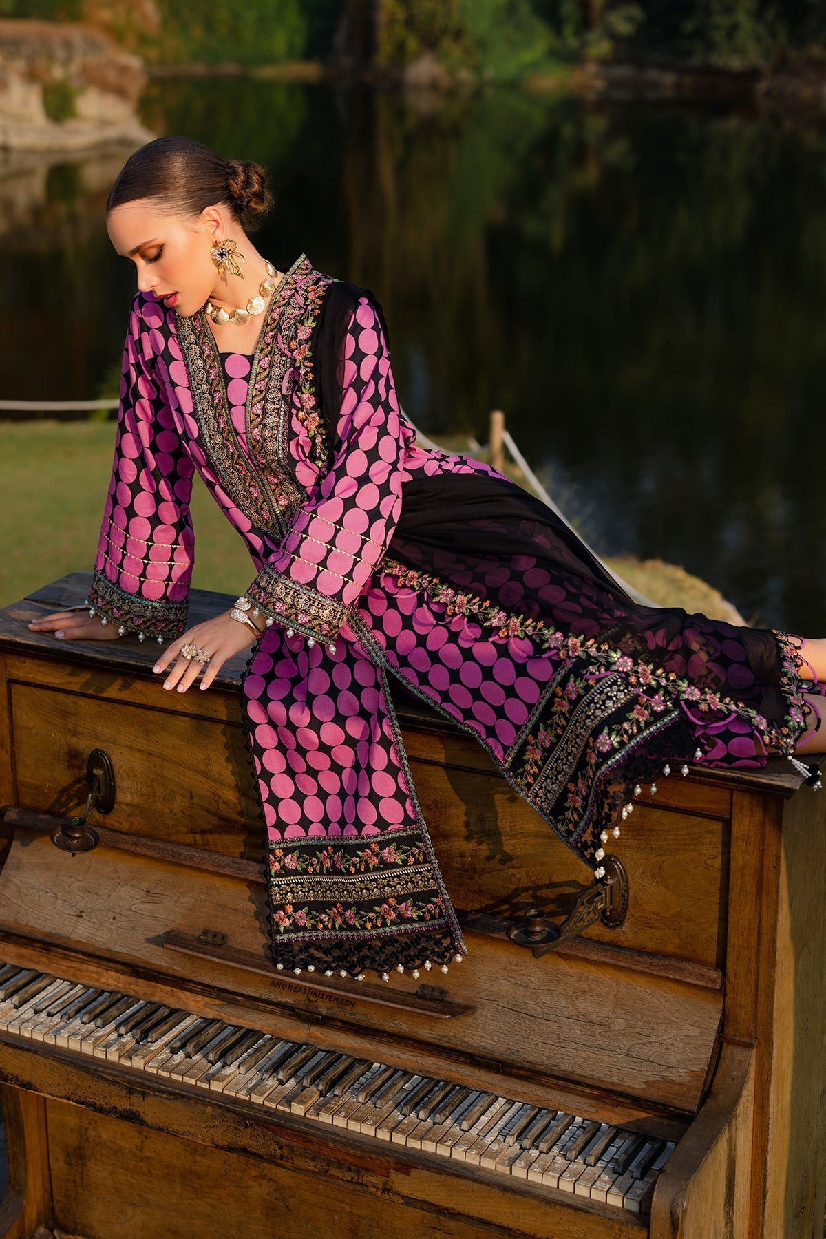 Charizma | Qara Festive Edit 25 | CQ5-07 - by - Libasekhas UK - Registered Vendor of : Charizma - 100% Original Designer Dresss