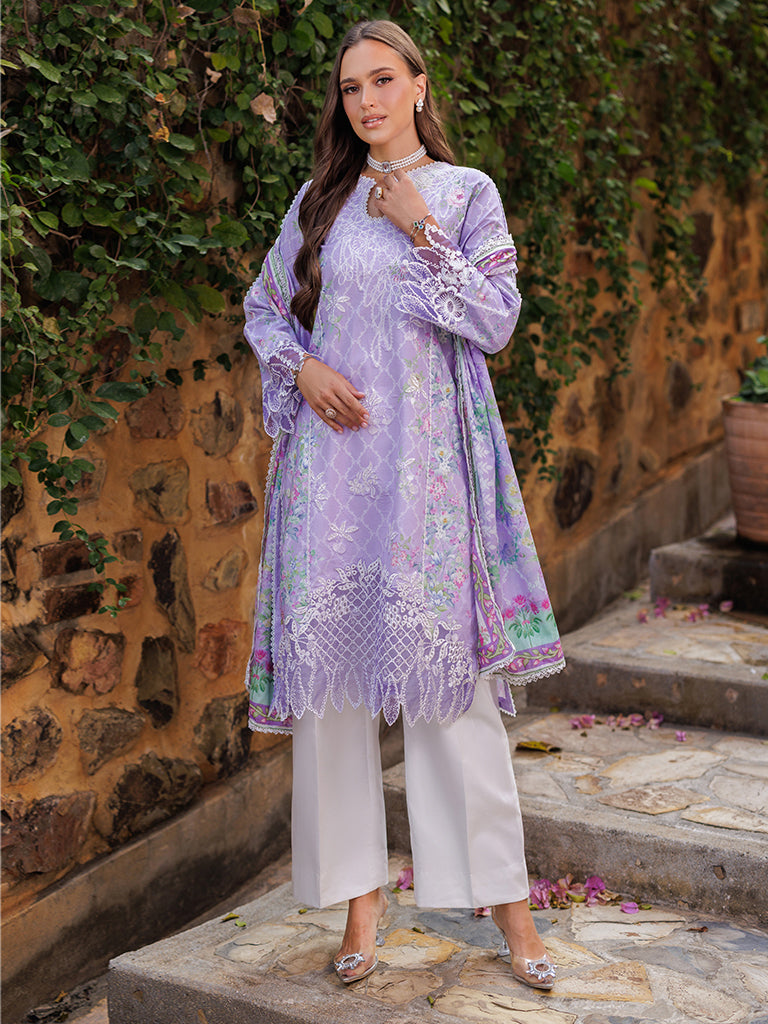Rajbari | Floral Symphony Lawn 25 | RB-11 - by - Libasekhas UK - Registered Vendor of : Rajbari - 100% Original Designer Dresss