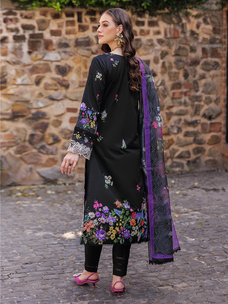 Rajbari | Floral Symphony Lawn 25 | RB-08 - by - Libasekhas UK - Registered Vendor of : Rajbari - 100% Original Designer Dresss