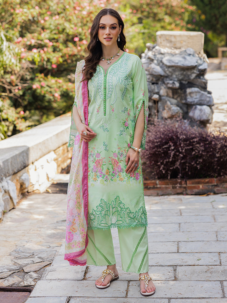 Rajbari | Floral Symphony Lawn 25 | RB-10 - by - Libasekhas UK - Registered Vendor of : Rajbari - 100% Original Designer Dresss