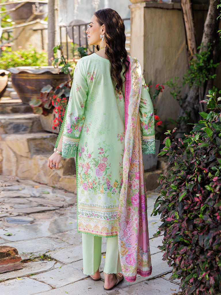 Rajbari | Floral Symphony Lawn 25 | RB-10 - by - Libasekhas UK - Registered Vendor of : Rajbari - 100% Original Designer Dresss