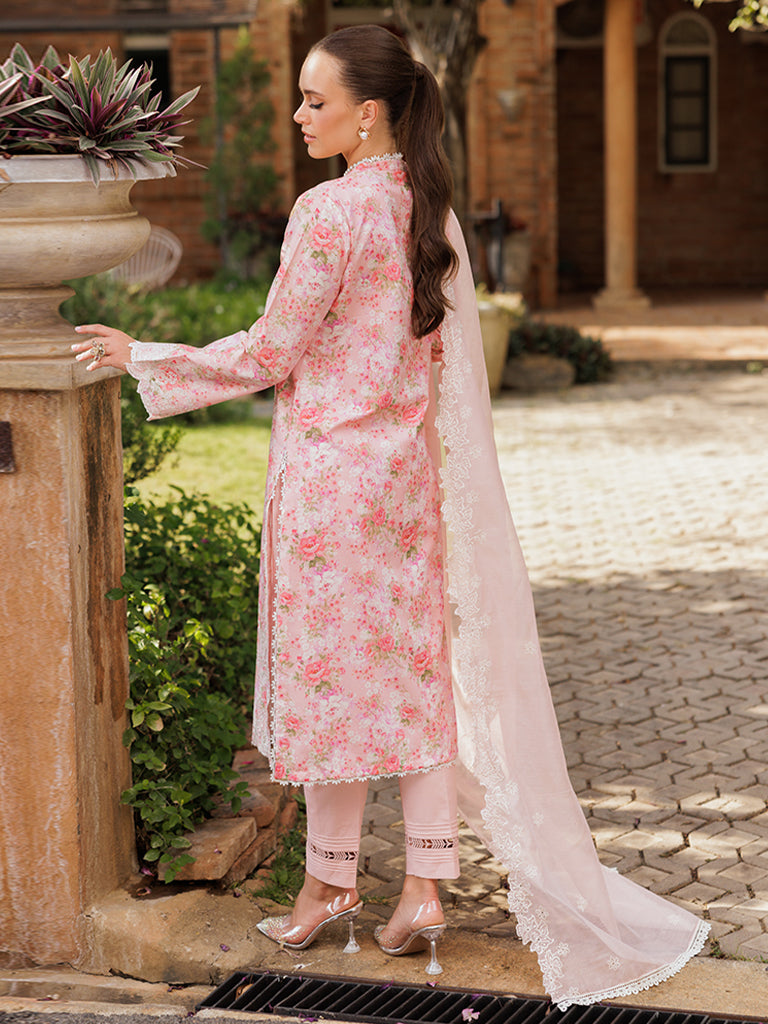 Rajbari | Floral Symphony Lawn 25 | RB-03 - by - Libasekhas UK - Registered Vendor of : Rajbari - 100% Original Designer Dresss