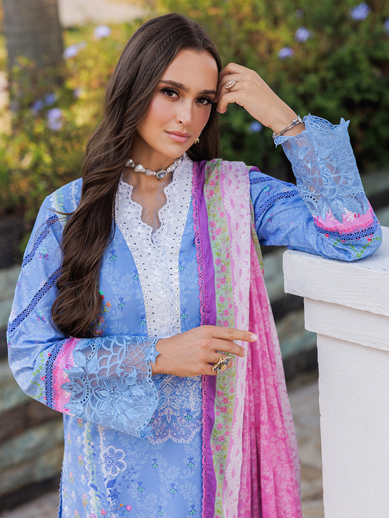 Rajbari | Floral Symphony Lawn 25 | RB-02 - by - Libasekhas UK - Registered Vendor of : Rajbari - 100% Original Designer Dresss