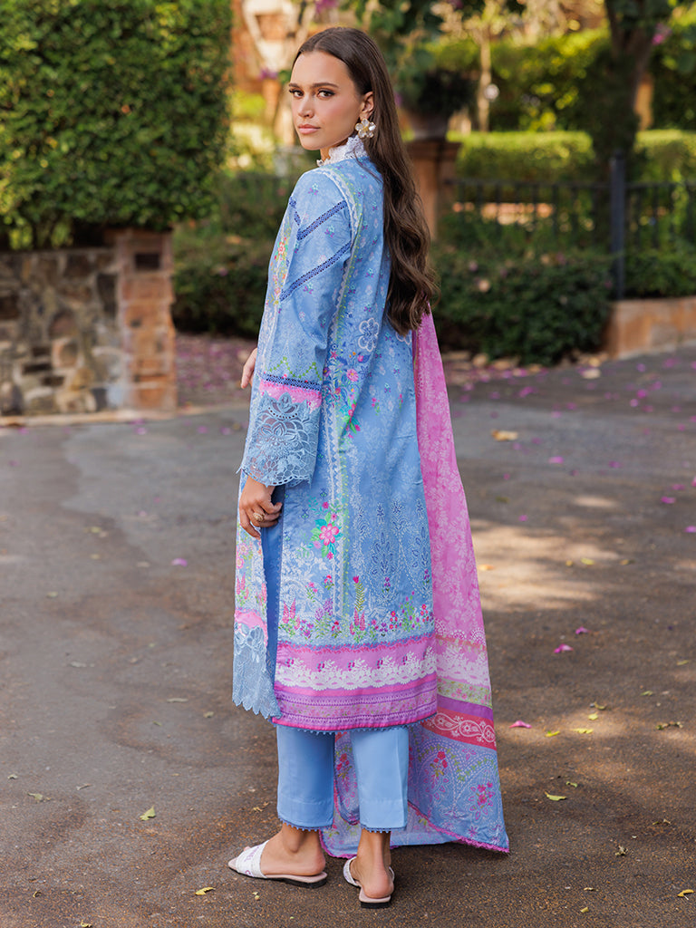Rajbari | Floral Symphony Lawn 25 | RB-02 - by - Libasekhas UK - Registered Vendor of : Rajbari - 100% Original Designer Dresss
