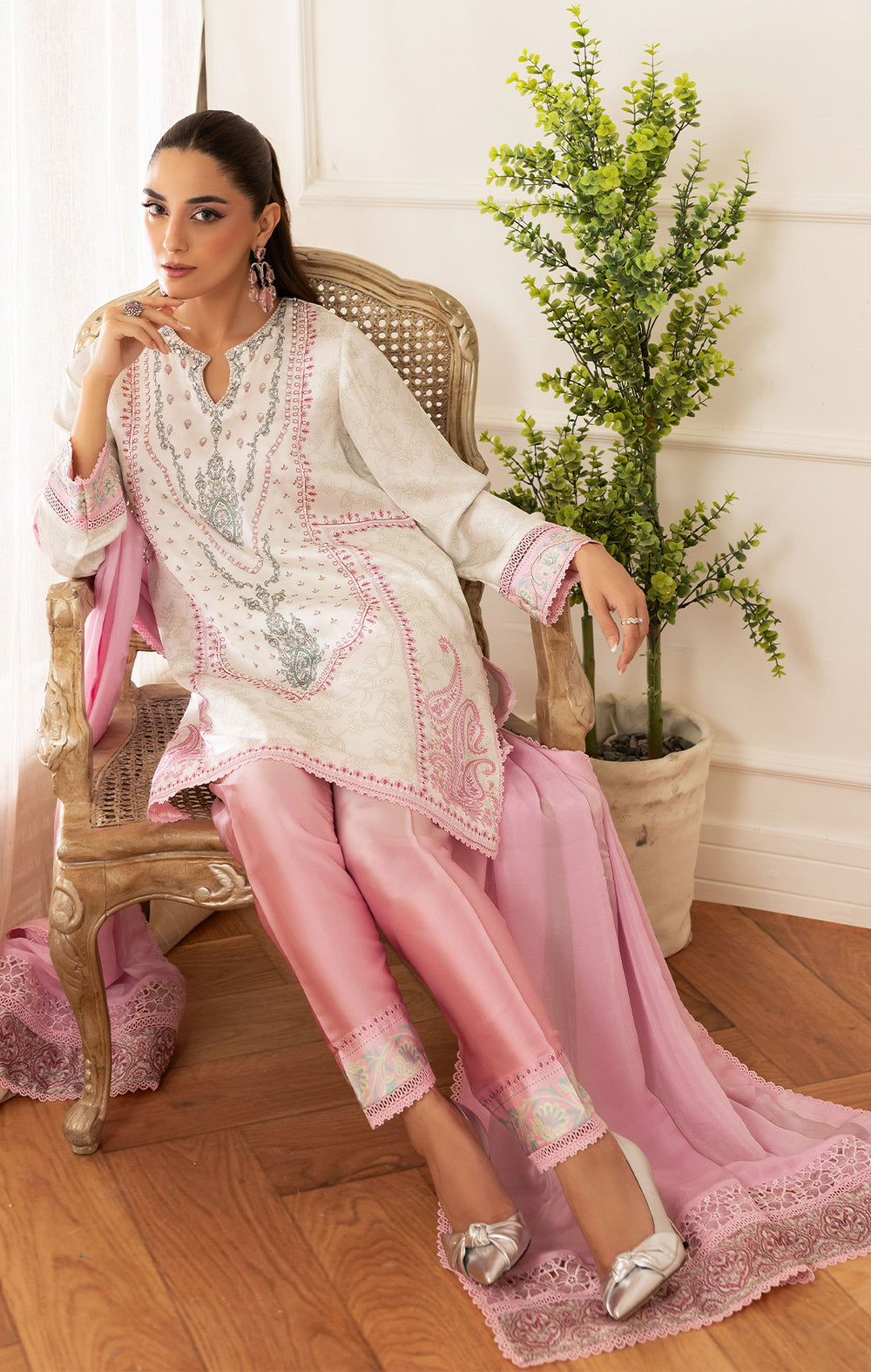 Maya | Eloura Silk Pret 25 |AURI - by Libasekhas UK - Registered Vendor of : Maya - 100% Original Designer Dress