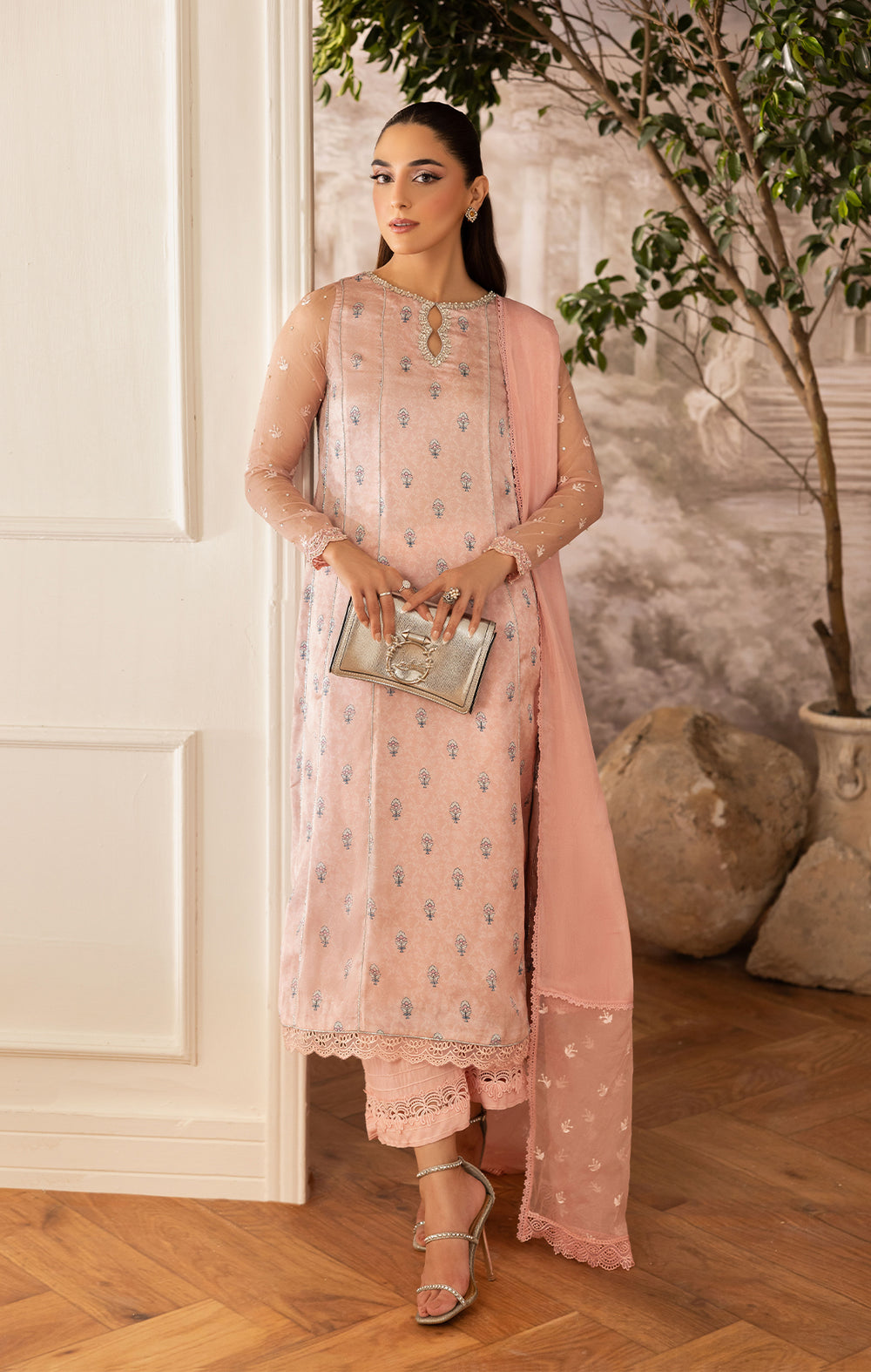 Maya | Eloura Silk Pret 25 |LUNARA - by Libasekhas UK - Registered Vendor of : Maya - 100% Original Designer Dress