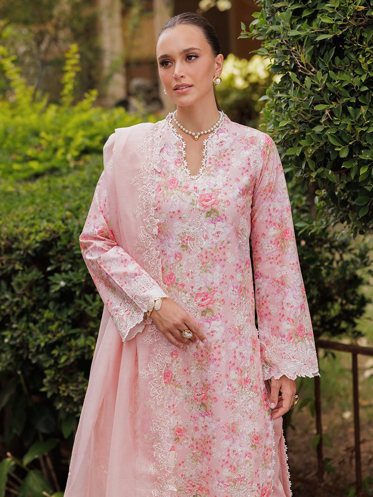 Rajbari | Floral Symphony Lawn 25 | RB-03 - by - Libasekhas UK - Registered Vendor of : Rajbari - 100% Original Designer Dresss