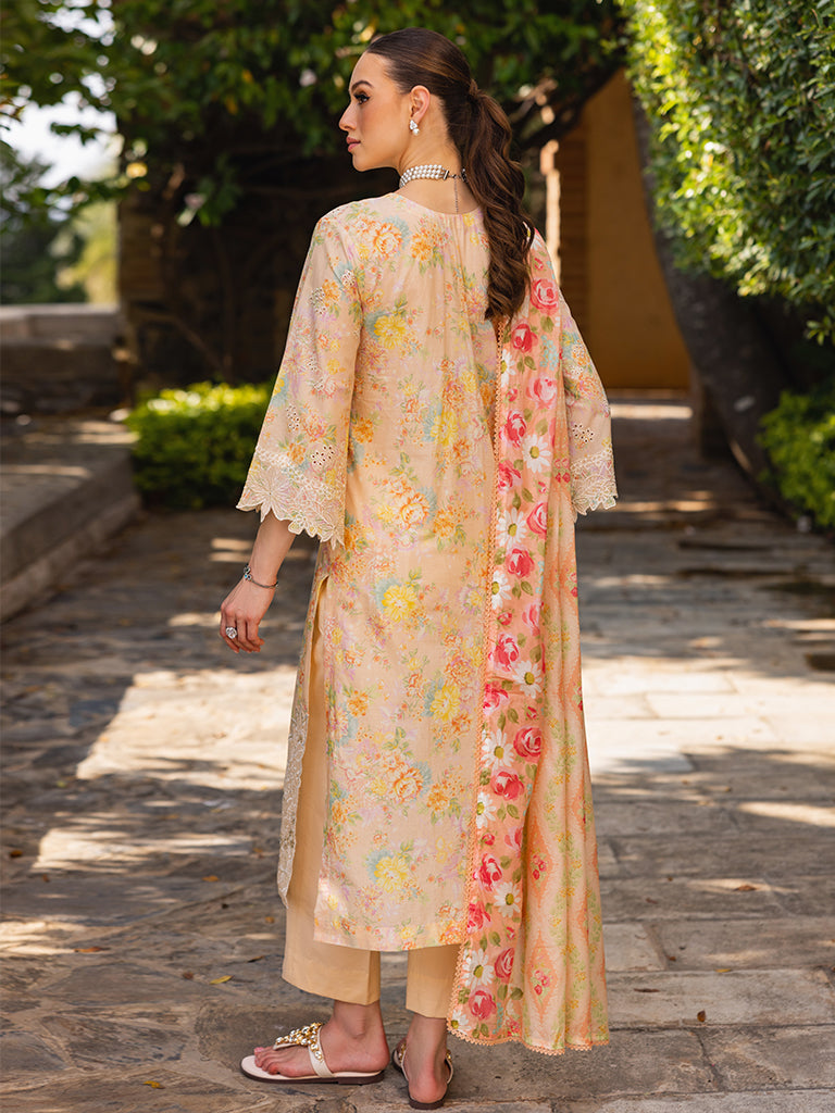 Rajbari | Floral Symphony Lawn 25 | RB-05 - by - Libasekhas UK - Registered Vendor of : Rajbari - 100% Original Designer Dresss