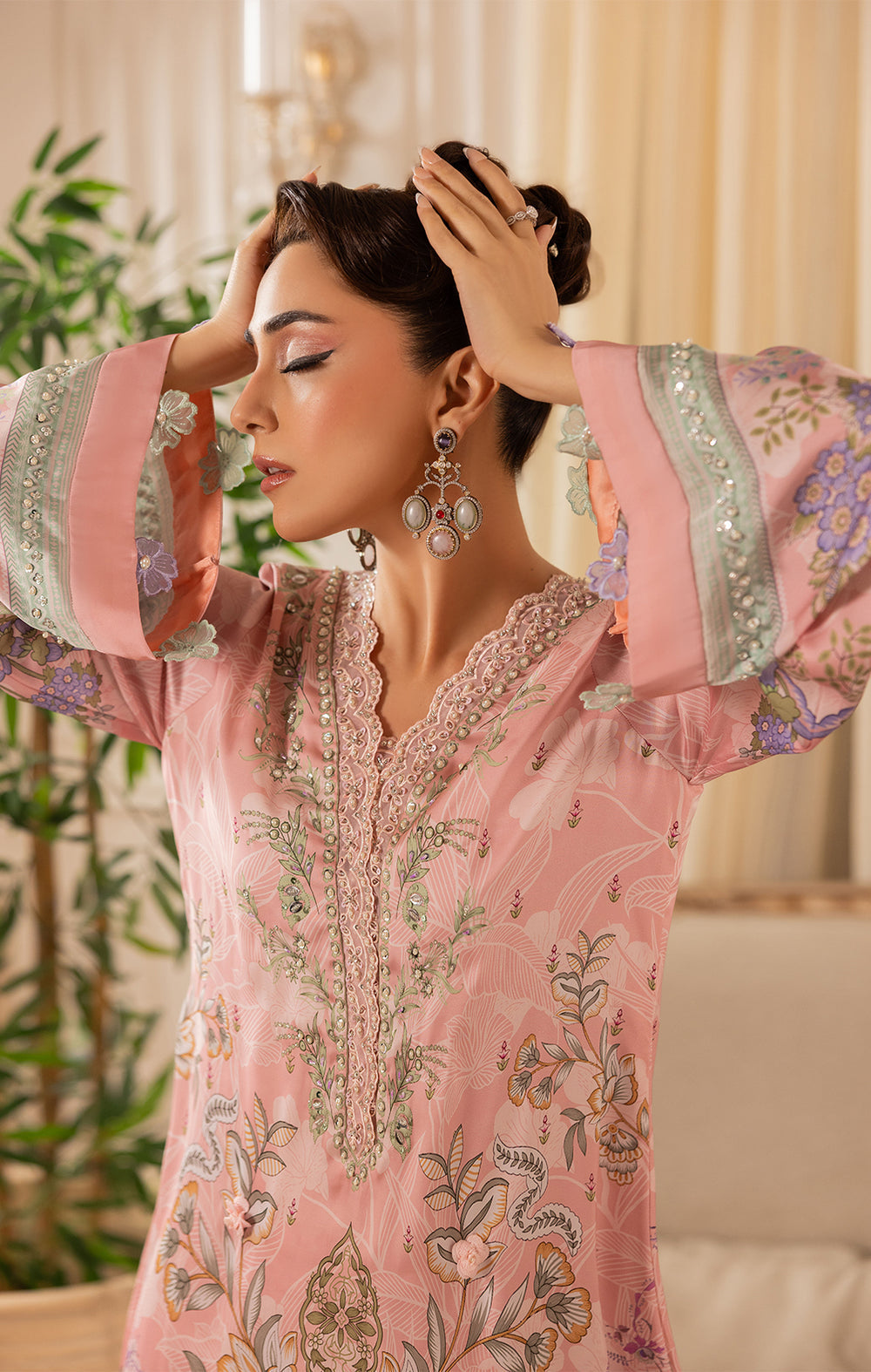 Maya | Eloura Silk Pret 25 |OLEA - by Libasekhas UK - Registered Vendor of : Maya - 100% Original Designer Dress