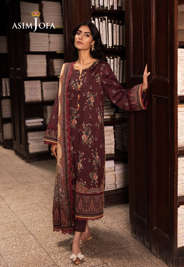 Asim Jofa | Prints Drop 2 | AJUBJ-44 - by - Libasekhas UK - Registered Vendor of : Asim Jofa - 100% Original Designer Dresss