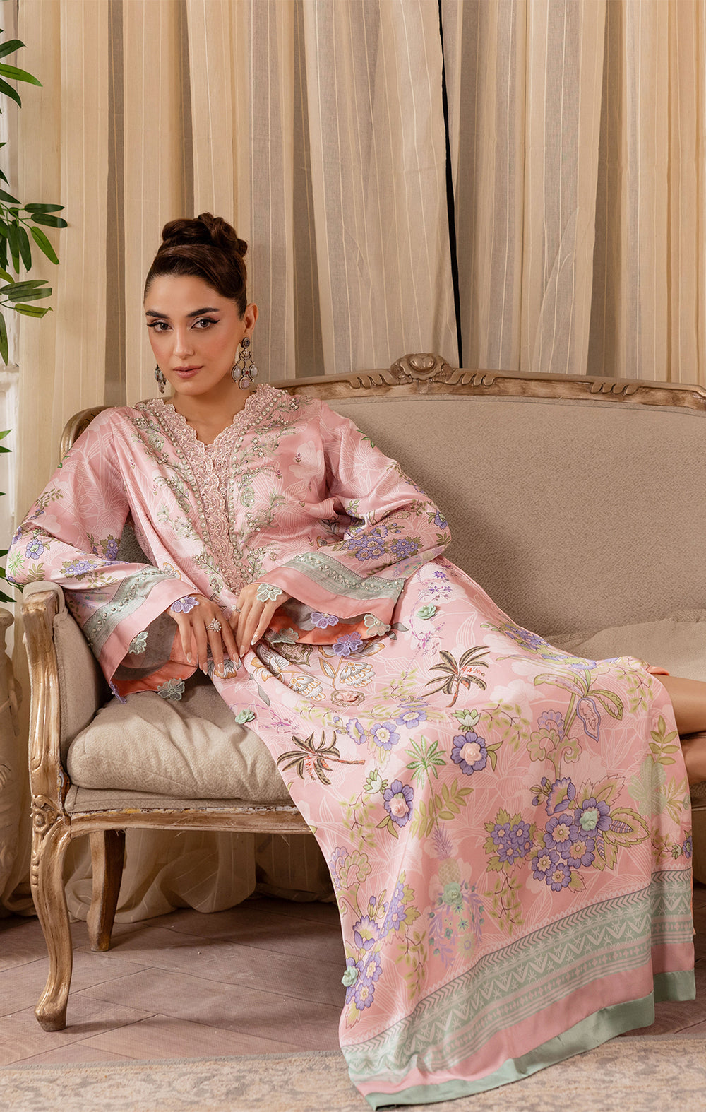 Maya | Eloura Silk Pret 25 |OLEA - by Libasekhas UK - Registered Vendor of : Maya - 100% Original Designer Dress