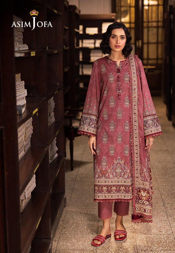 Asim Jofa | Prints Drop 2 | AJUBJ-43 - by - Libasekhas UK - Registered Vendor of : Asim Jofa - 100% Original Designer Dresss