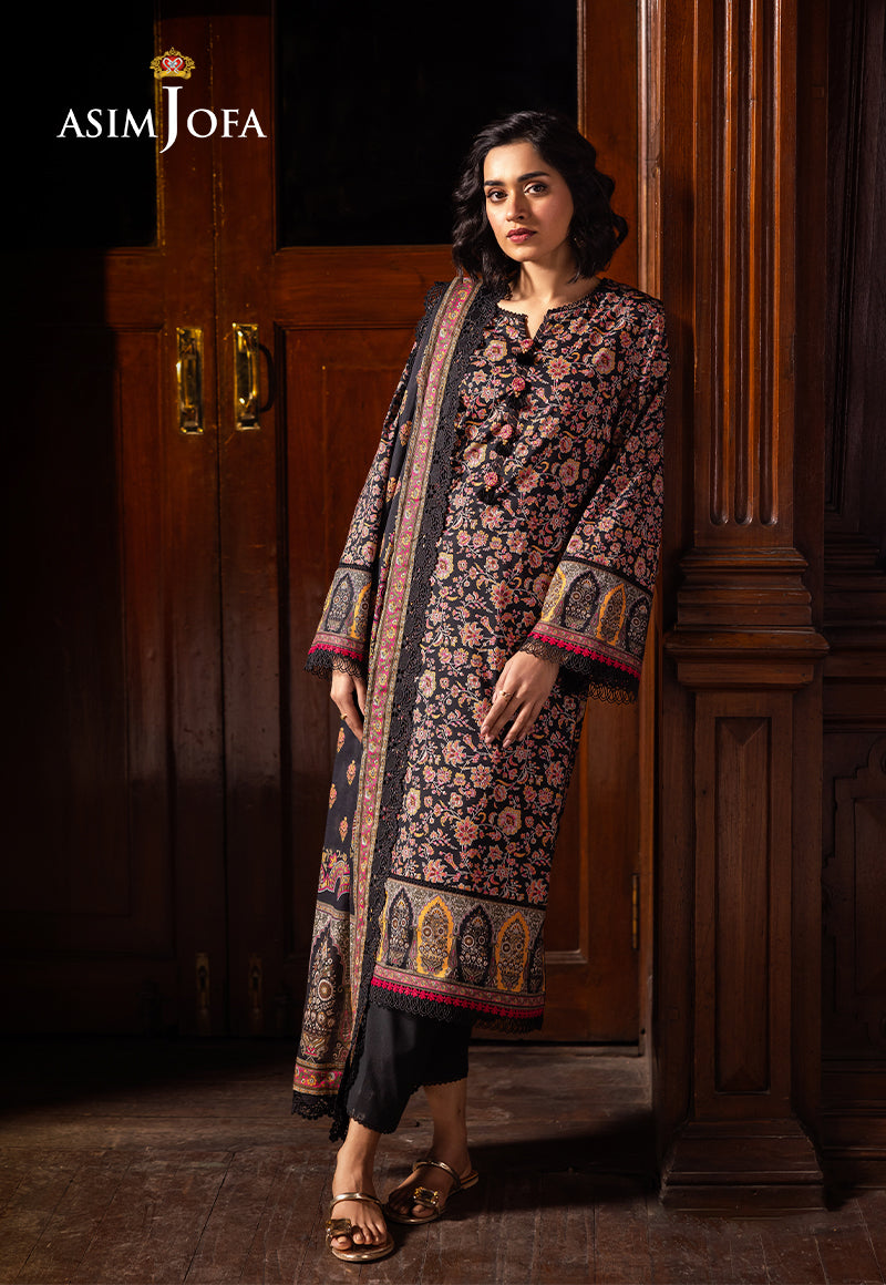 Asim Jofa | Prints Drop 2 | AJUBJ-45 - by - Libasekhas UK - Registered Vendor of : Asim Jofa - 100% Original Designer Dresss