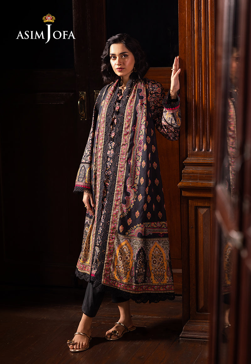 Asim Jofa | Prints Drop 2 | AJUBJ-45 - by - Libasekhas UK - Registered Vendor of : Asim Jofa - 100% Original Designer Dresss