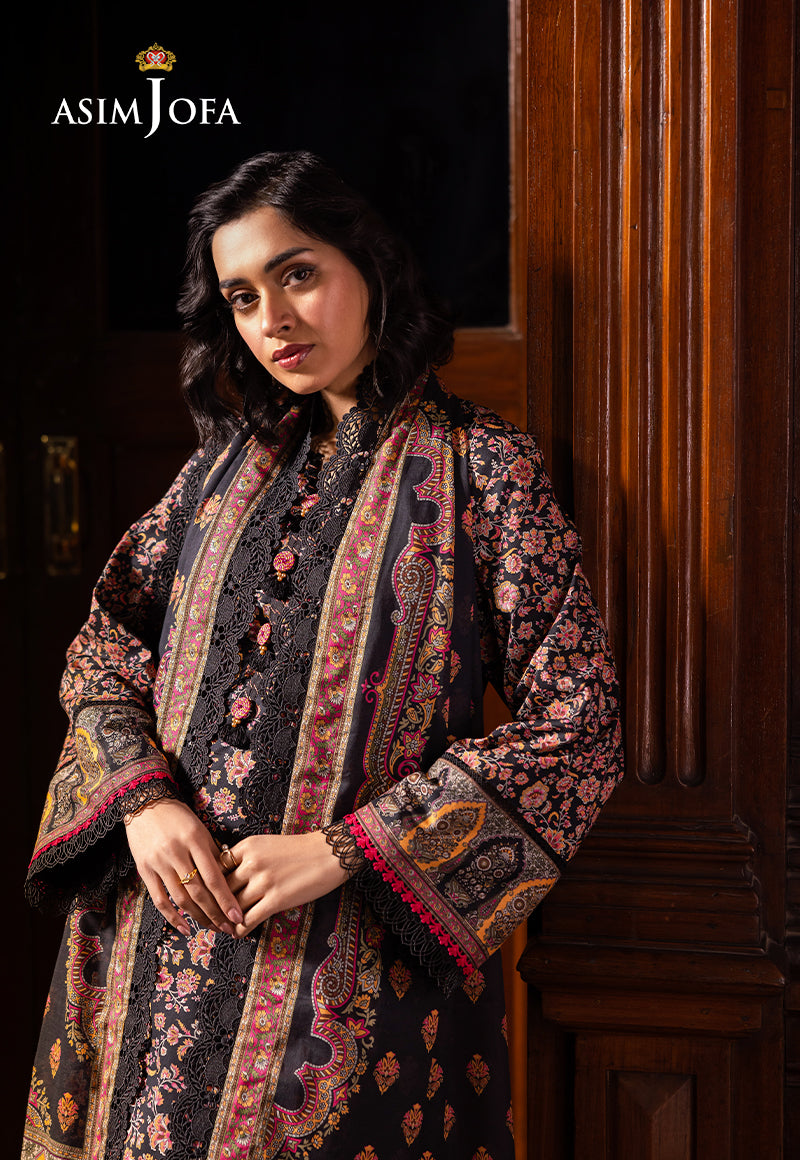 Asim Jofa | Prints Drop 2 | AJUBJ-45 - by - Libasekhas UK - Registered Vendor of : Asim Jofa - 100% Original Designer Dresss