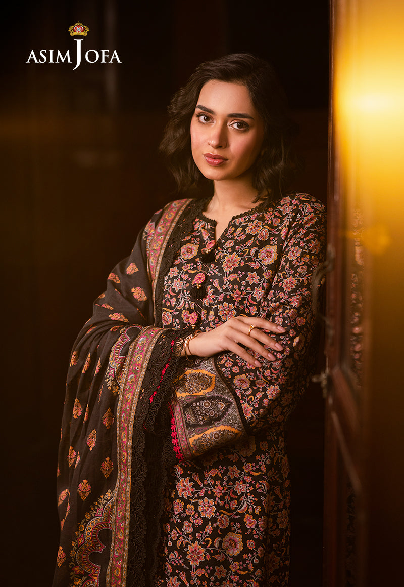 Asim Jofa | Prints Drop 2 | AJUBJ-45 - by - Libasekhas UK - Registered Vendor of : Asim Jofa - 100% Original Designer Dresss