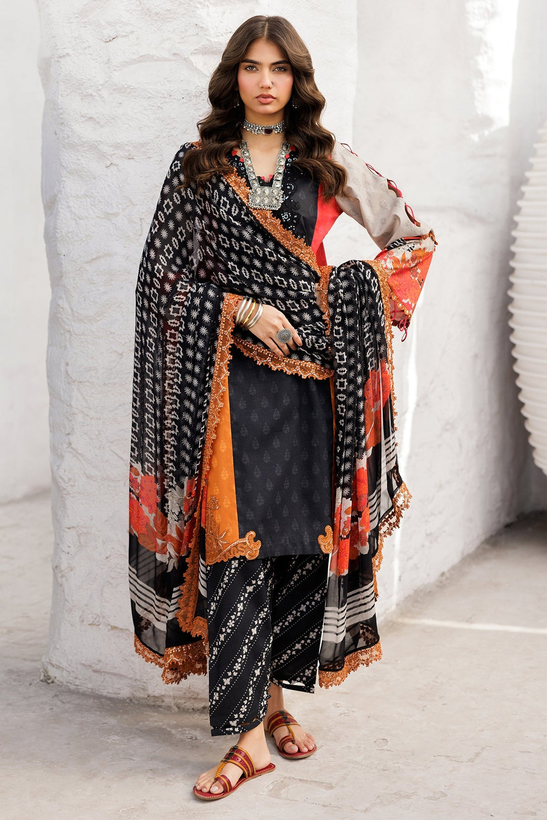 Charizma | Rangoli Lawn | CRO5-01 - by - Libasekhas UK - Registered Vendor of : Charizma - 100% Original Designer Dresss