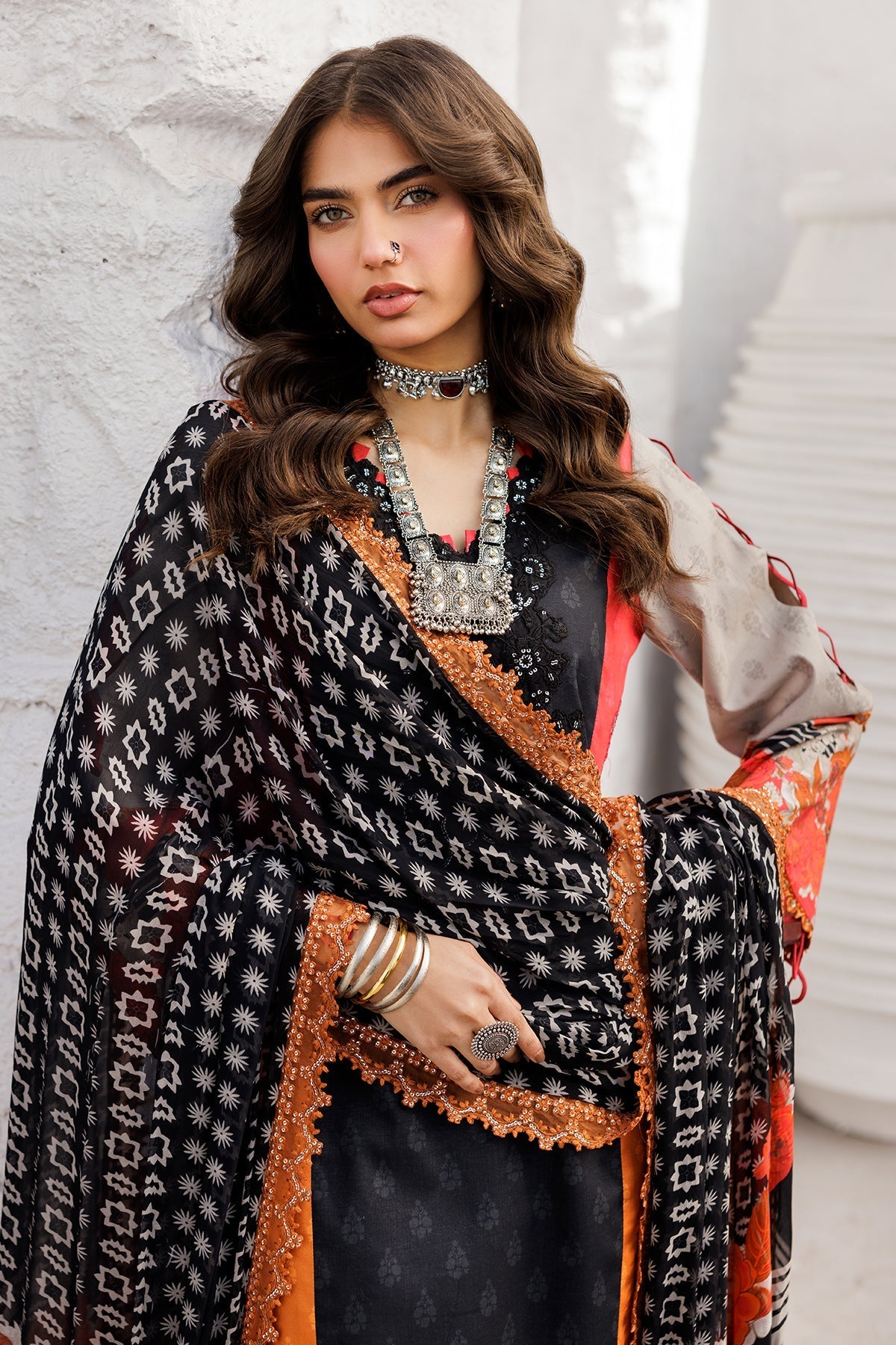 Charizma | Rangoli Lawn | CRO5-01 - by - Libasekhas UK - Registered Vendor of : Charizma - 100% Original Designer Dresss