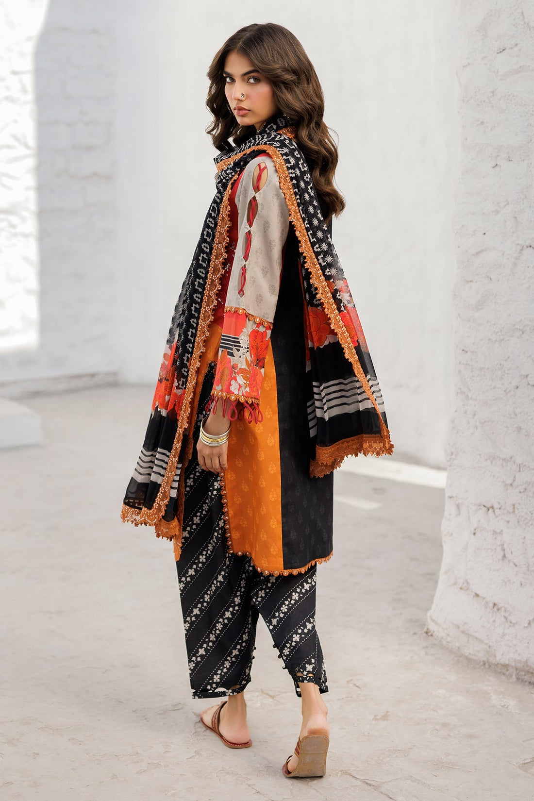 Charizma | Rangoli Lawn | CRO5-01 - by - Libasekhas UK - Registered Vendor of : Charizma - 100% Original Designer Dresss