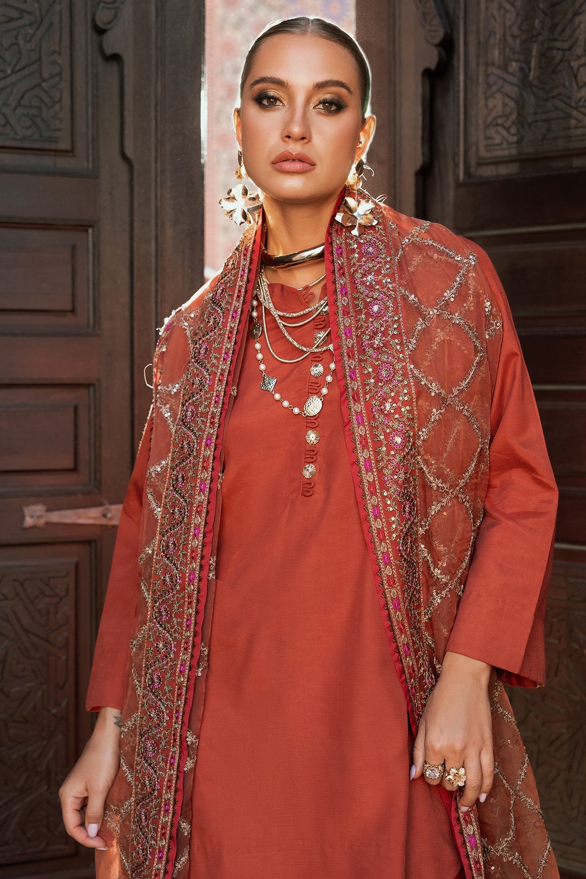 Charizma | Festive Pret | CMA-5-140 - by - Libasekhas UK - Registered Vendor of : Charizma - 100% Original Designer Dresss
