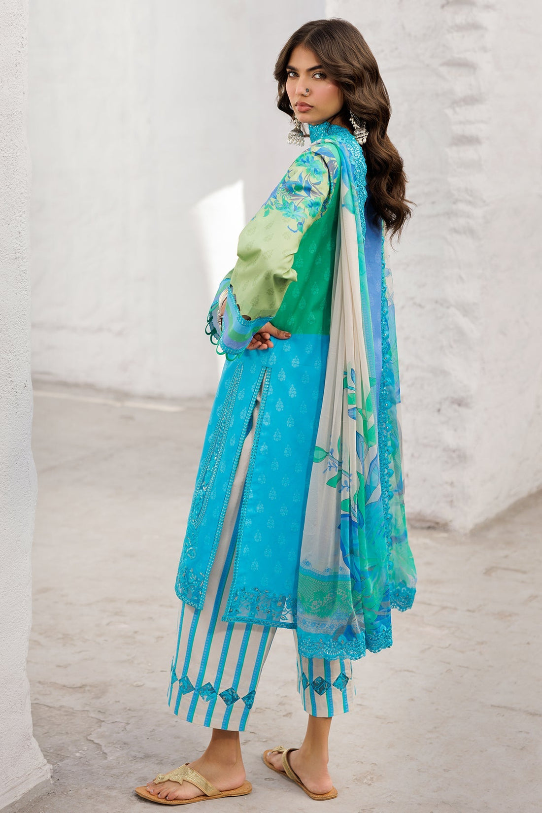 Charizma | Rangoli Lawn | CRO5-05 - by - Libasekhas UK - Registered Vendor of : Charizma - 100% Original Designer Dresss