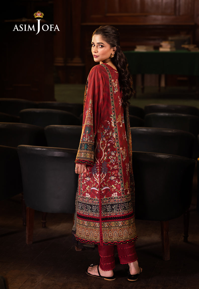 Asim Jofa | Prints Drop 2 | AJUBJ-09 - by - Libasekhas UK - Registered Vendor of : Asim Jofa - 100% Original Designer Dresss