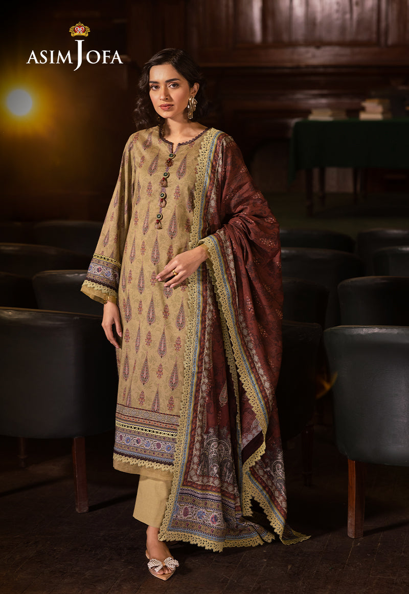 Asim Jofa | Prints Drop 2 | AJUBJ-47 - by - Libasekhas UK - Registered Vendor of : Asim Jofa - 100% Original Designer Dresss