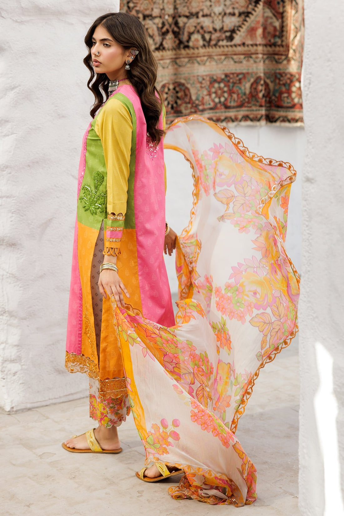 Charizma | Rangoli Lawn | CRO5-04 - by - Libasekhas UK - Registered Vendor of : Charizma - 100% Original Designer Dresss