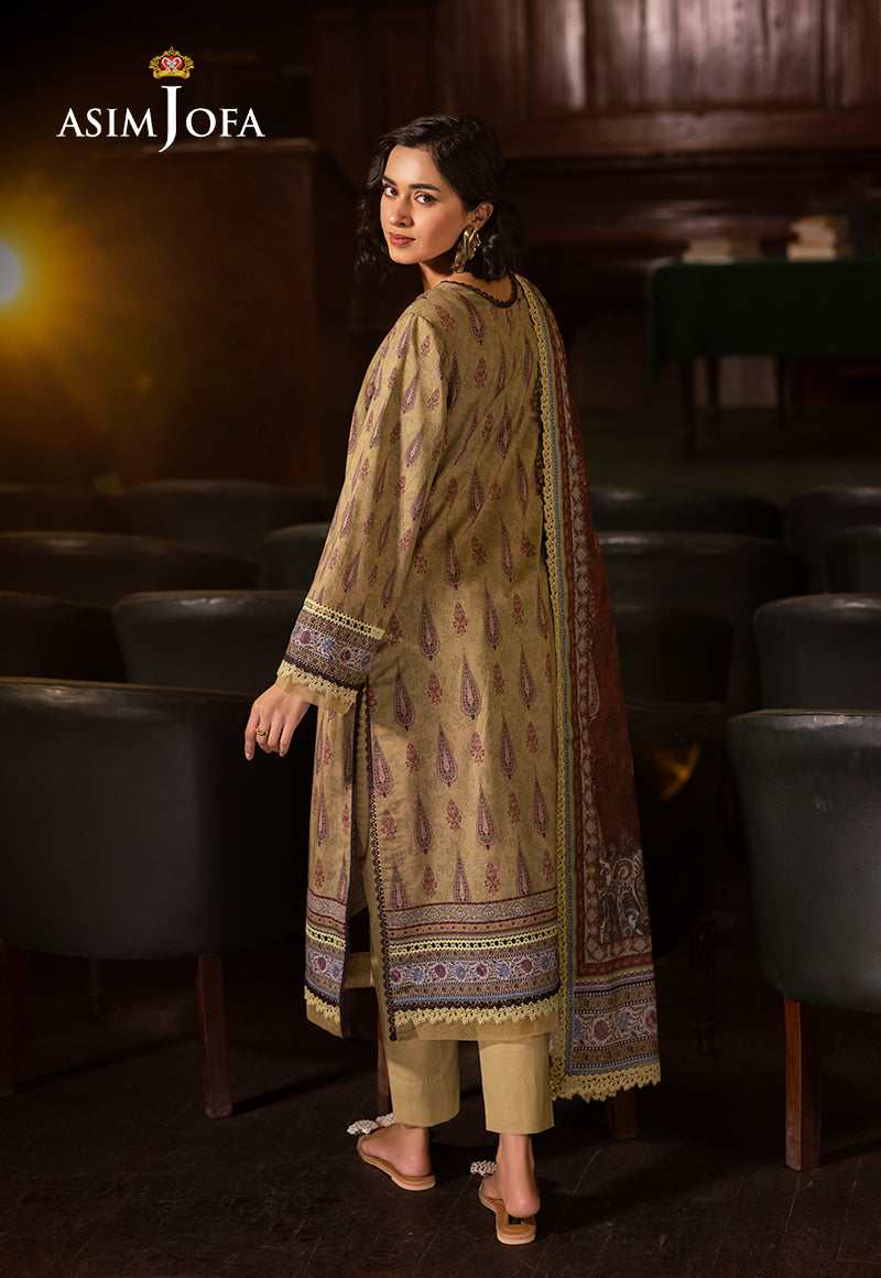Asim Jofa | Prints Drop 2 | AJUBJ-47 - by - Libasekhas UK - Registered Vendor of : Asim Jofa - 100% Original Designer Dresss