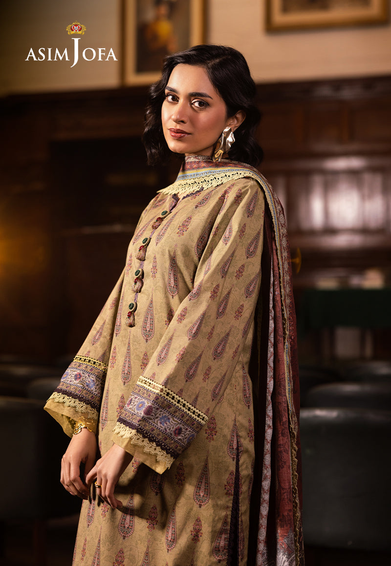Asim Jofa | Prints Drop 2 | AJUBJ-47 - by - Libasekhas UK - Registered Vendor of : Asim Jofa - 100% Original Designer Dresss