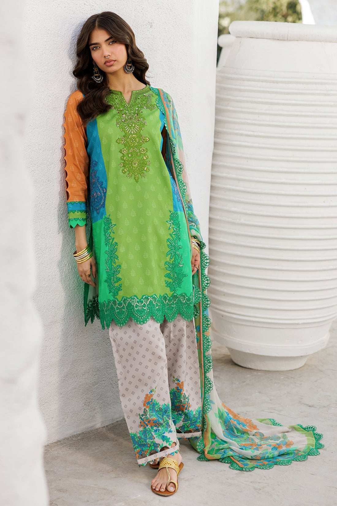 Charizma | Rangoli Lawn | CRO5-03 - by - Libasekhas UK - Registered Vendor of : Charizma - 100% Original Designer Dresss