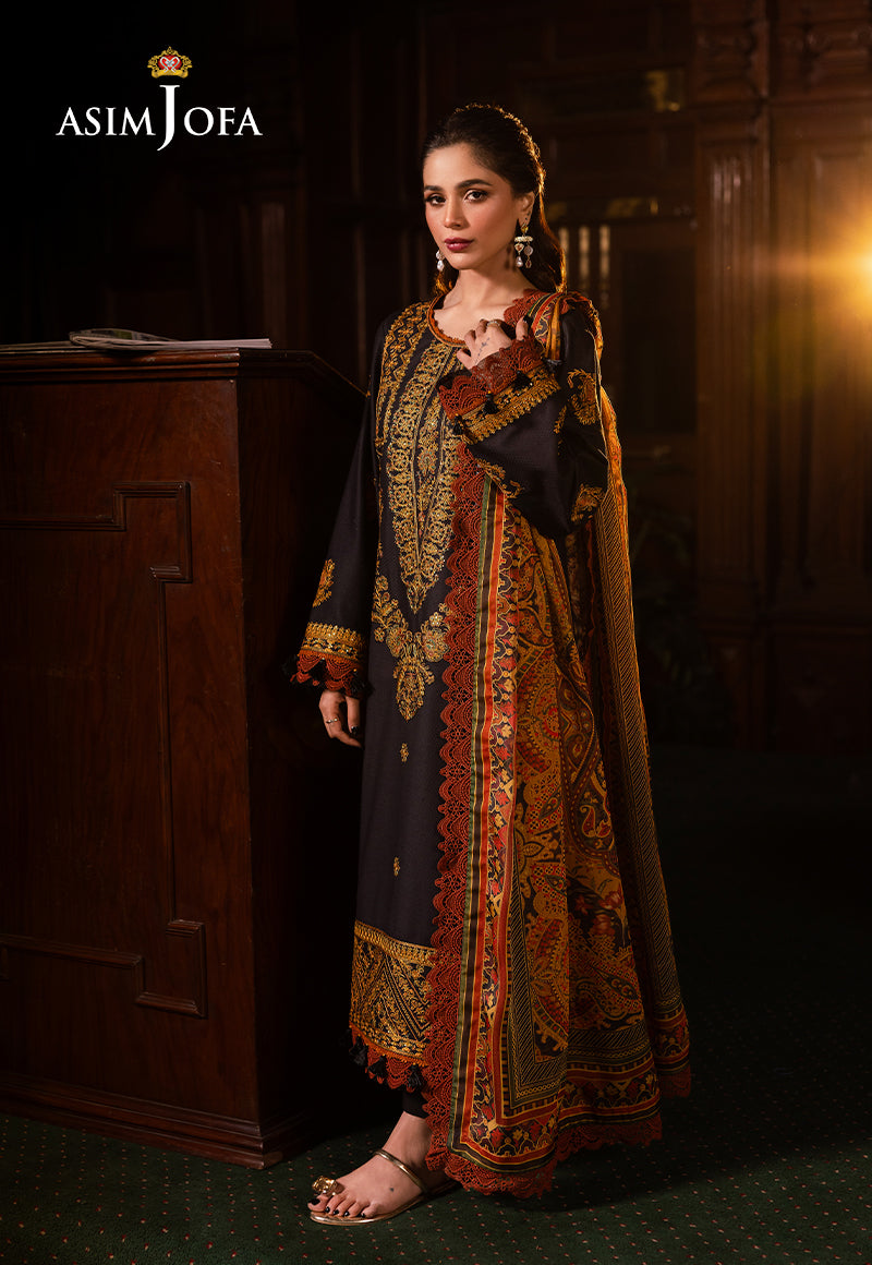 Asim Jofa | Prints Drop 2 | AJUBJ-12 - by - Libasekhas UK - Registered Vendor of : Asim Jofa - 100% Original Designer Dresss
