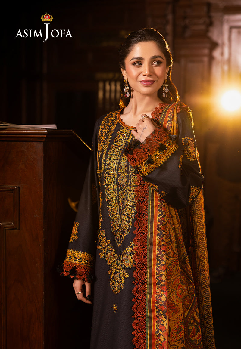 Asim Jofa | Prints Drop 2 | AJUBJ-12 - by - Libasekhas UK - Registered Vendor of : Asim Jofa - 100% Original Designer Dresss