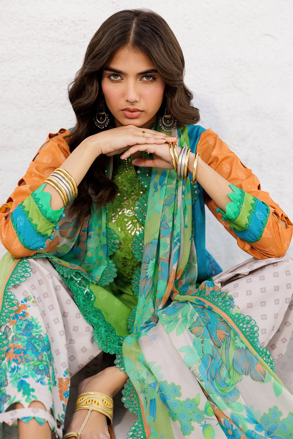 Charizma | Rangoli Lawn | CRO5-03 - by - Libasekhas UK - Registered Vendor of : Charizma - 100% Original Designer Dresss