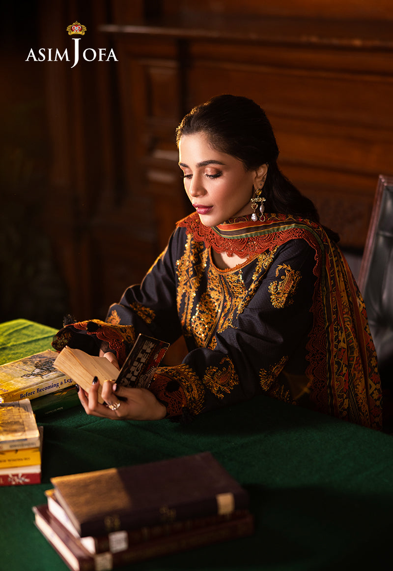 Asim Jofa | Prints Drop 2 | AJUBJ-12 - by - Libasekhas UK - Registered Vendor of : Asim Jofa - 100% Original Designer Dresss