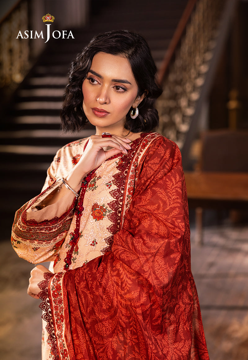 Asim Jofa | Prints Drop 2 | AJUBJ-54 - by - Libasekhas UK - Registered Vendor of : Asim Jofa - 100% Original Designer Dresss