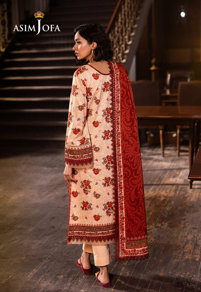 Asim Jofa | Prints Drop 2 | AJUBJ-54 - by - Libasekhas UK - Registered Vendor of : Asim Jofa - 100% Original Designer Dresss