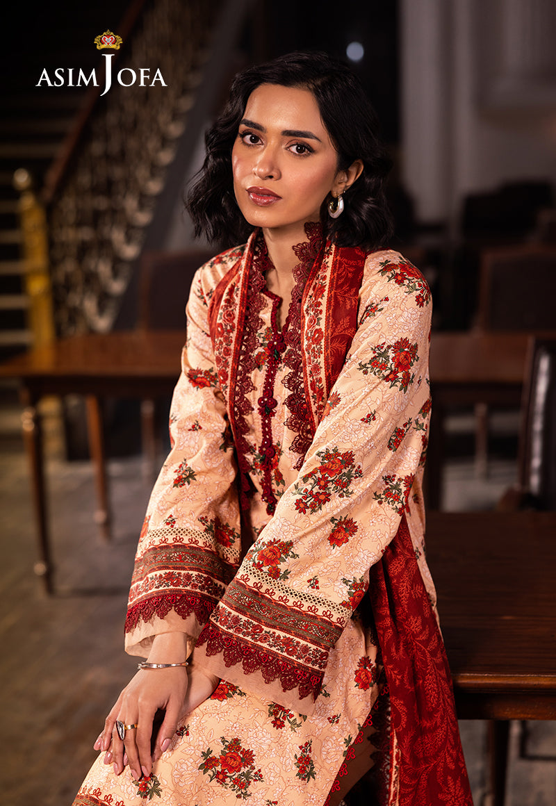 Asim Jofa | Prints Drop 2 | AJUBJ-54 - by - Libasekhas UK - Registered Vendor of : Asim Jofa - 100% Original Designer Dresss