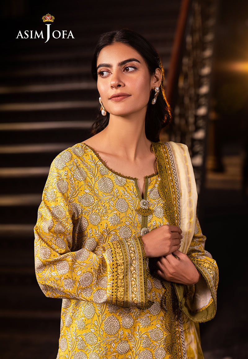 Asim Jofa | Prints Drop 2 | AJUBJ-51 - by - Libasekhas UK - Registered Vendor of : Asim Jofa - 100% Original Designer Dresss